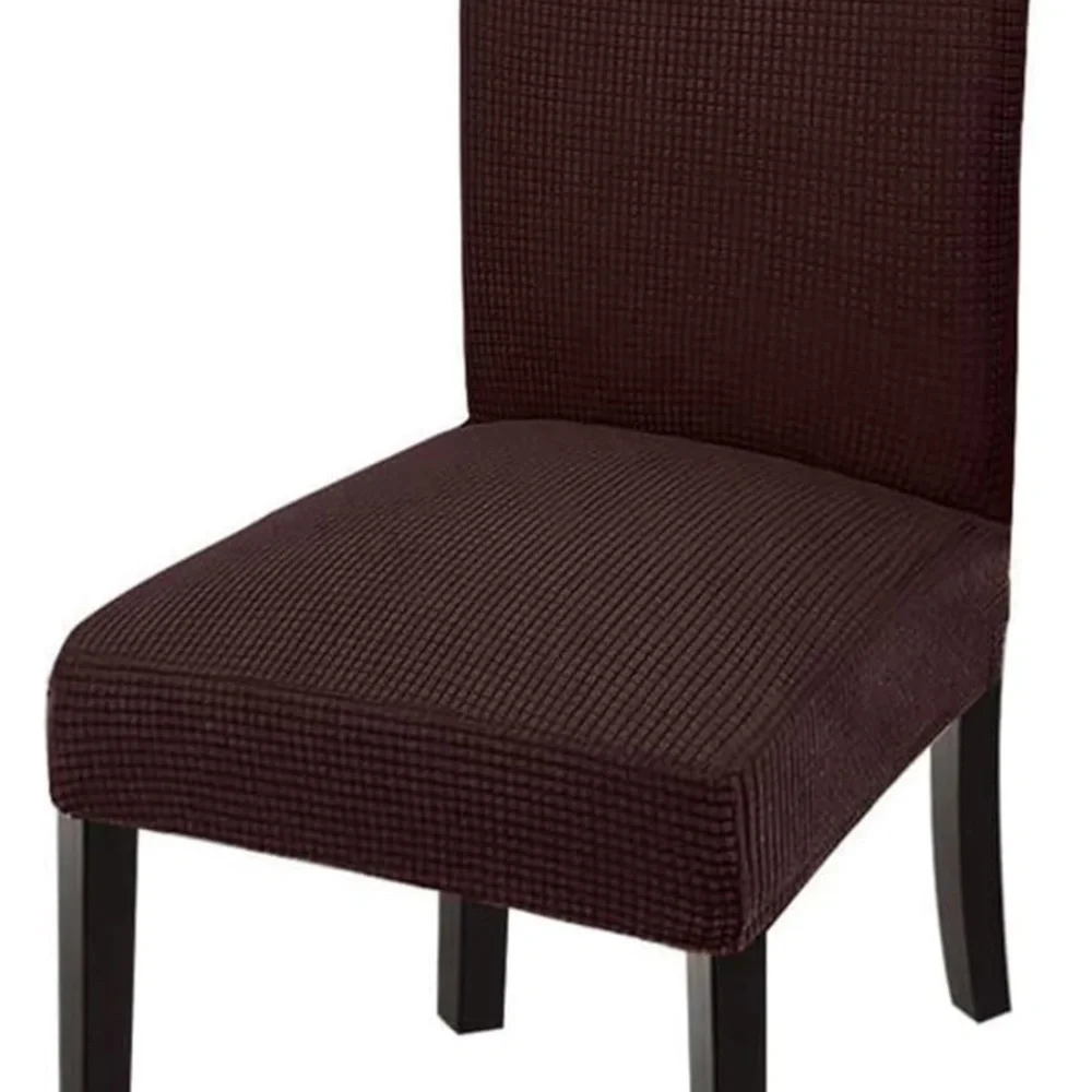 Sophisticated Dark Brown Chair Cover